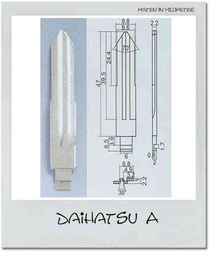 Daihatsu (A) Sleutelbaarden (2 Stuks)