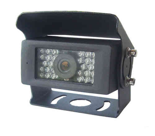 Achteruitrijcamera Verwarmd Heated Instelbaar 28IR Camera CM059H met Geluid (4 pins aansluiting)