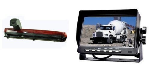 V7 Ford Transit Connect Derde Remlicht Camera Bj.2014-Heden CM037 met Monitor V7 en 10 meter Kabel