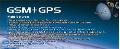GPS / GSM Alarm Optie's